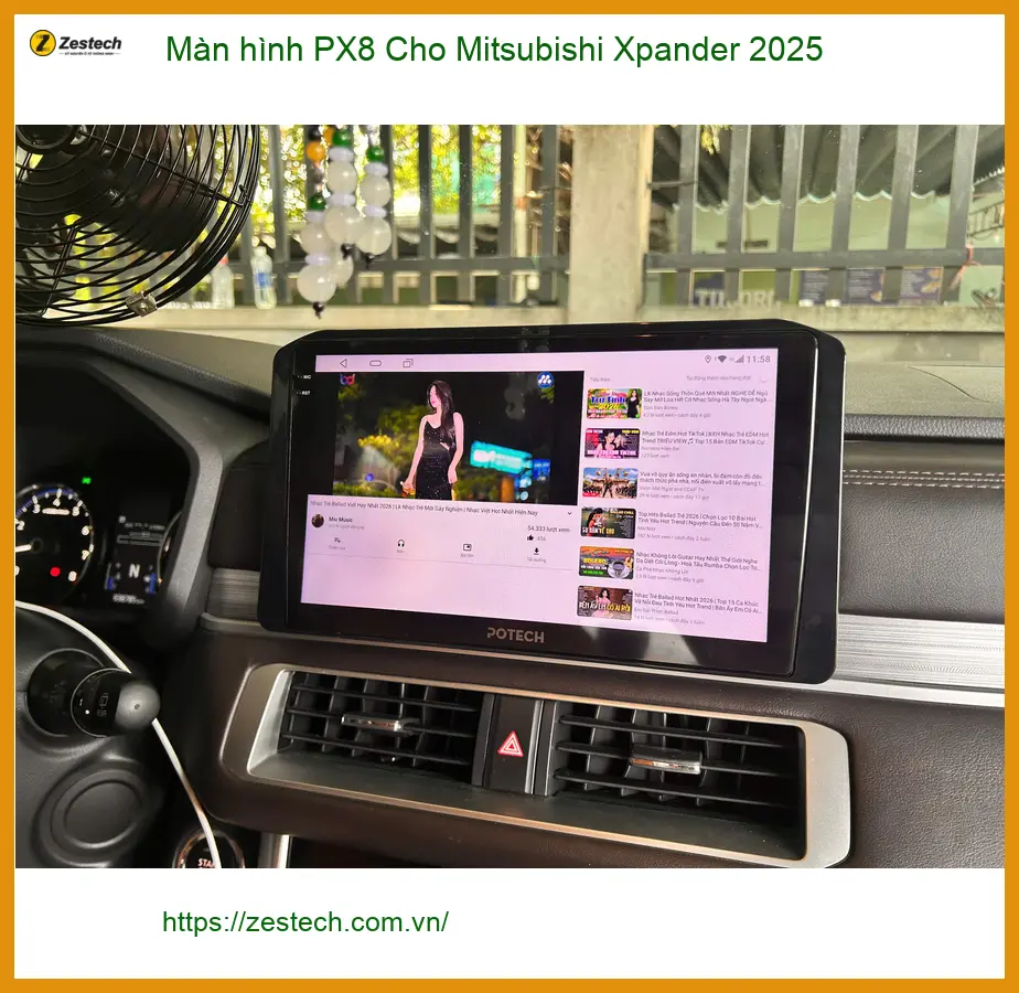 Anh Thanh lắp Màn hình PX8 cho Mitsubishi Xpander 2025 Quận 9 ảnh thực tế 2