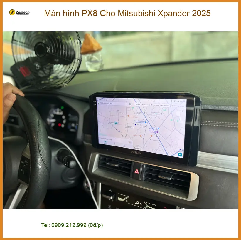 Anh Tấn lắp màn hình PX8 cho Mitsubishi Xpander 2025 Quận 12 để trải nghiệm giải trí đỉnh cao ảnh thực tế 2