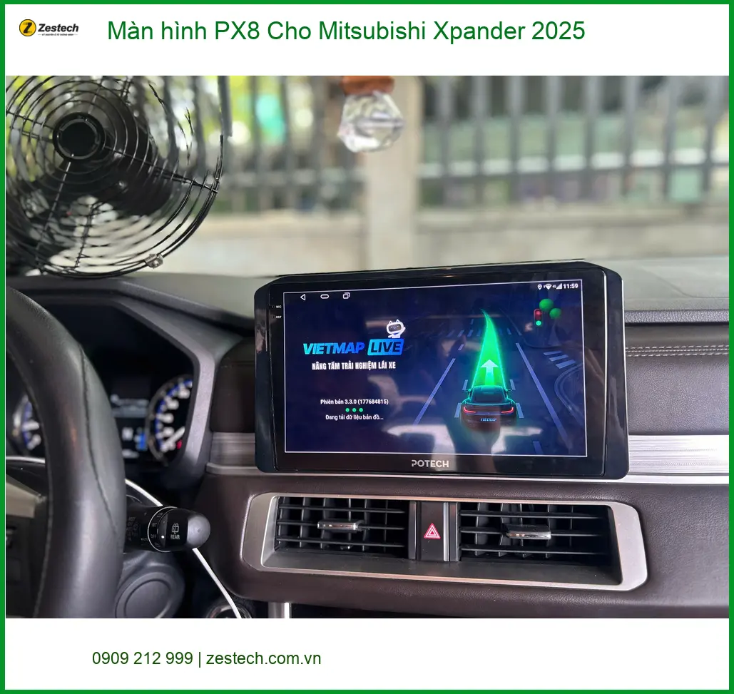 Anh Thanh lắp Màn hình PX8 cho Mitsubishi Xpander 2025 Quận 9 ảnh thực tế 3