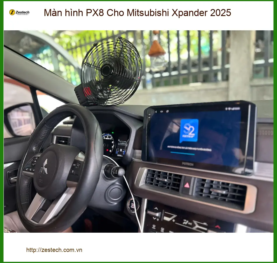 Anh Tấn lắp màn hình PX8 cho Mitsubishi Xpander 2025 Quận 12 để trải nghiệm giải trí đỉnh cao ảnh thực tế 3