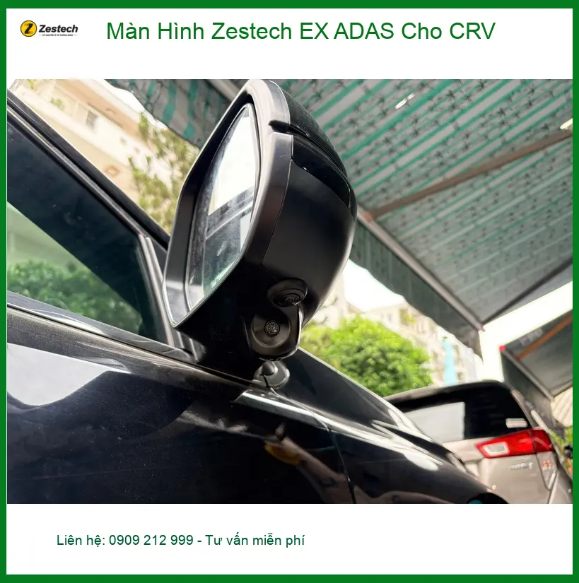 Anh Minh lắp Màn Hình Zestech EX ADAS cho CRV tại Thủ Đức, nâng tầm an toàn ảnh thực tế 4