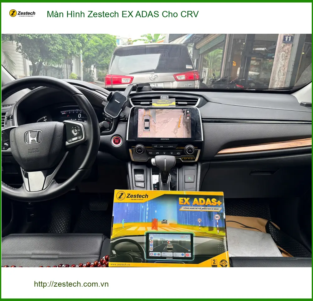 Anh Trường nâng cấp Màn Hình Zestech EX ADAS cho CRV tại Quận 2 ảnh thực tế 5