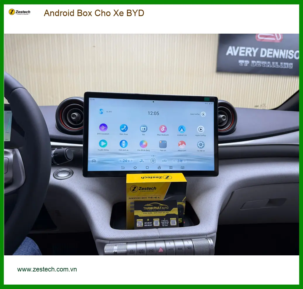 Anh Nhật Minh nâng cấp Android Box cho BYD để lái xe không nhàm chán tại Quận Tân Bình
