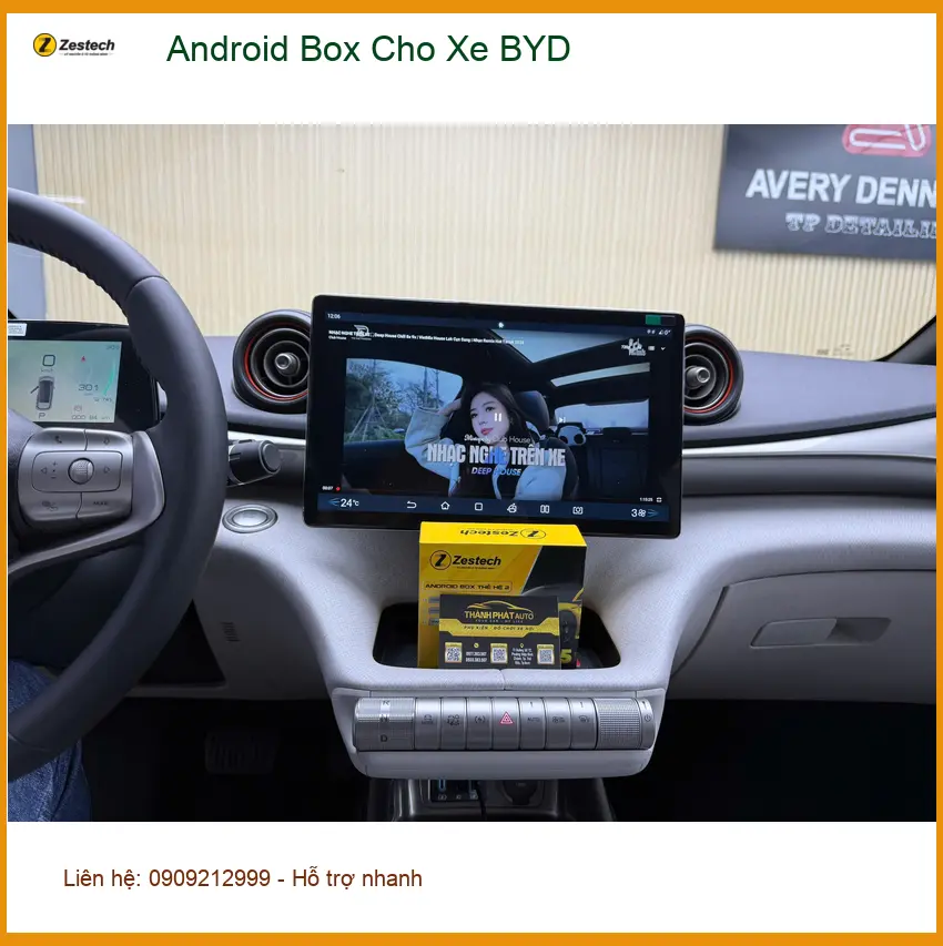 Anh Nhật Minh nâng cấp Android Box cho BYD để lái xe không nhàm chán tại Quận Tân Bình ảnh thực tế 2