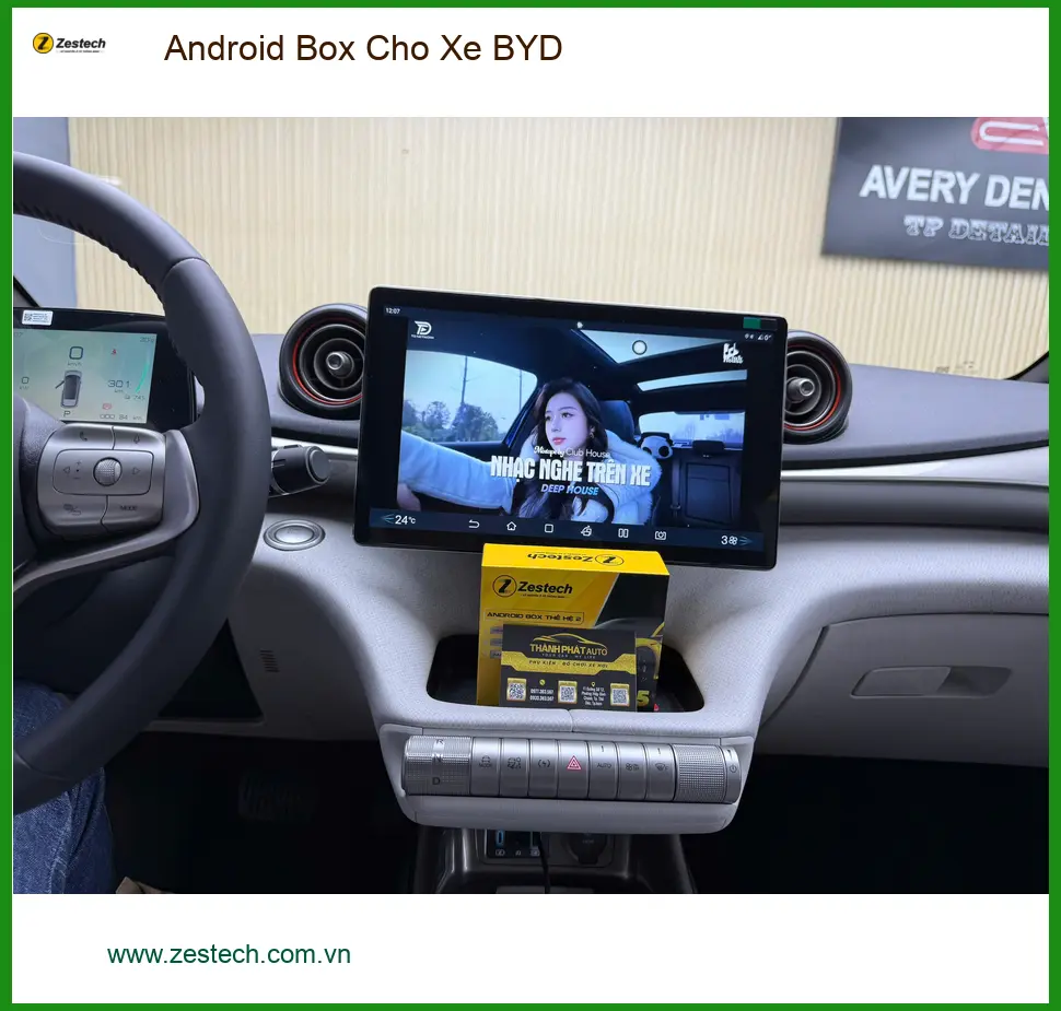 Anh Nhật lắp Android Box cho xe BYD tại Quận 2 để giải trí trên đường công tác ảnh thực tế 4