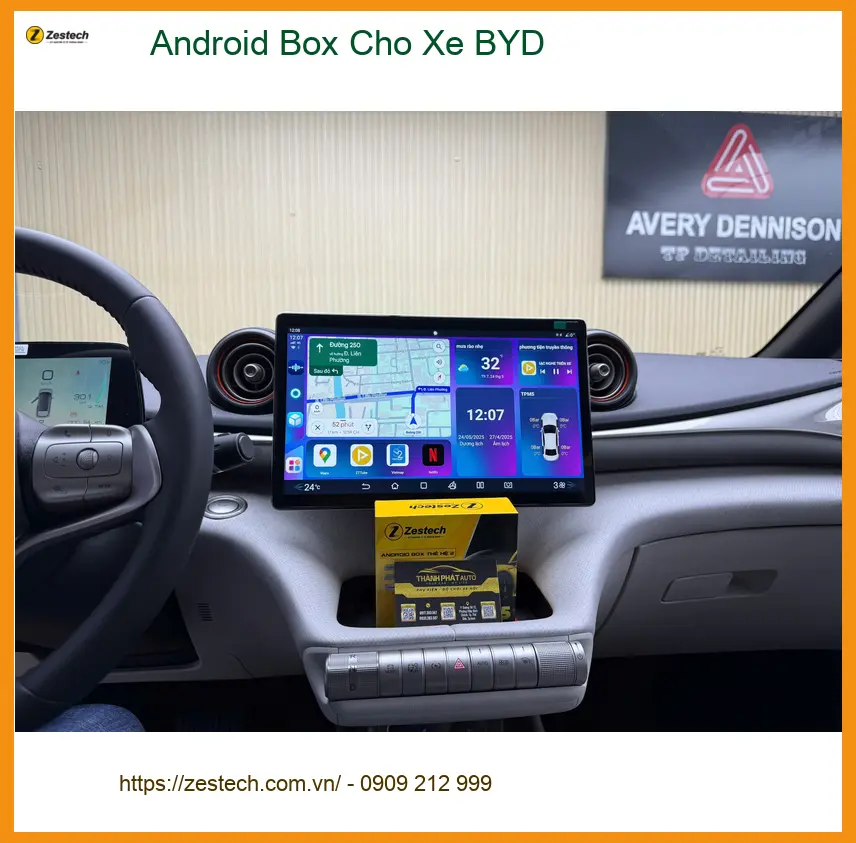 Anh Dũng lắp Android Box cho xe BYD tại Quận 9 để nâng cao trải nghiệm giải trí ảnh thực tế 2