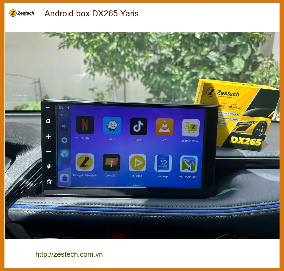 Anh Trọng nâng cấp Android Box DX265 cho Toyota Yaris tại Củ Chi để có giải trí thông minh.