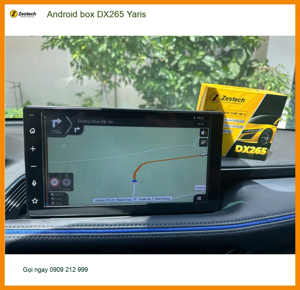 Anh Trọng nâng cấp Android Box DX265 cho Toyota Yaris tại Củ Chi để có giải trí thông minh. ảnh thực tế 2