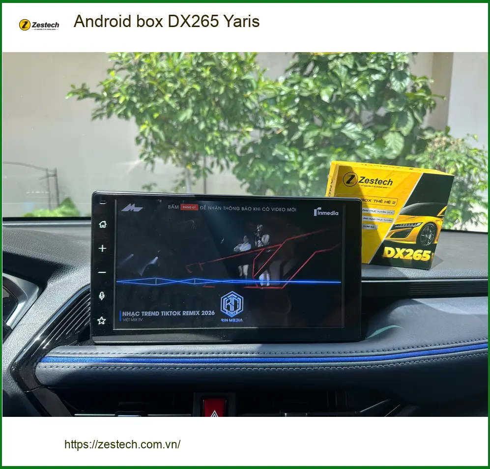Anh Hùng lắp Android Box DX265 Yaris tại Quận Bình Thạnh xem YouTube, bản đồ ảnh thực tế 2