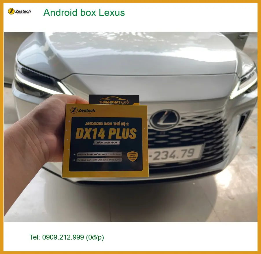 Chú Minh lắp Android Box cho Lexus GX460 tại Quận 8 để có thêm ứng dụng giải trí ảnh thực tế 2