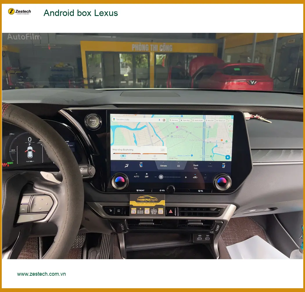 Chú Minh lắp Android Box cho Lexus GX460 tại Quận 8 để có thêm ứng dụng giải trí ảnh thực tế 5