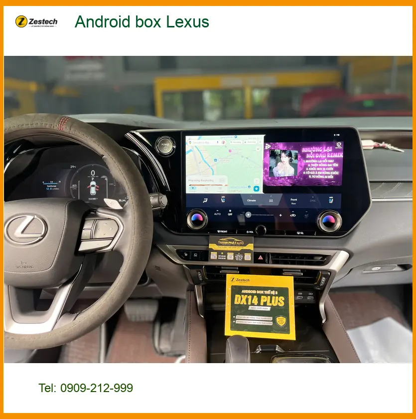 Anh Phát lắp Android Box Lexus RX350 chính hãng tại Quận Tân Bình