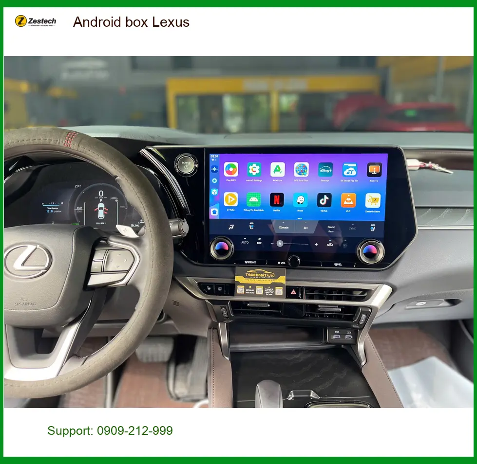 Anh Phát lắp Android Box Lexus RX350 chính hãng tại Quận Tân Bình ảnh thực tế 2