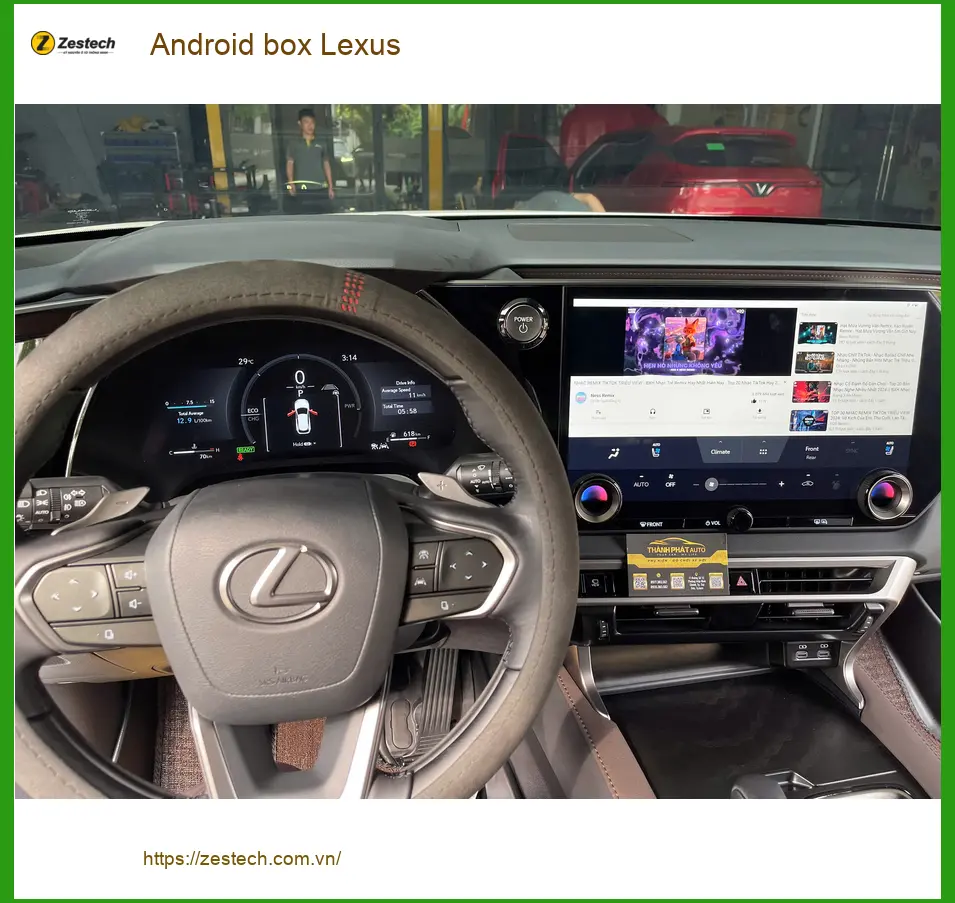 Anh Phát lắp Android Box Lexus RX350 chính hãng tại Quận Tân Bình ảnh thực tế 4