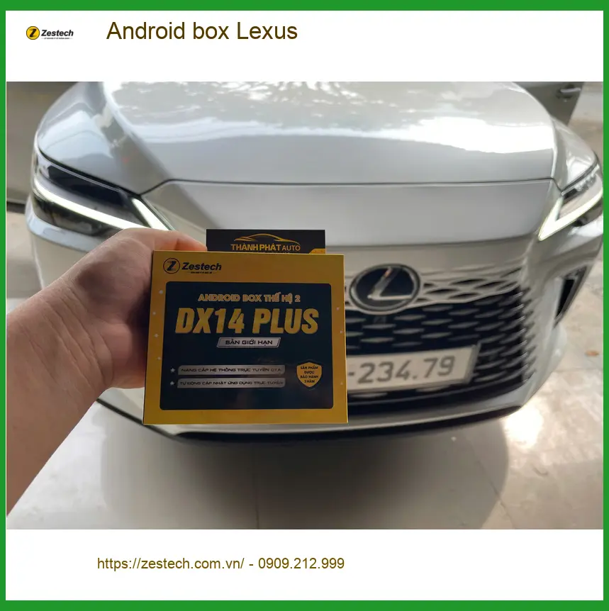 Anh Dũng lắp Android box Lexus ES300h chính hãng tại Quận 3 ảnh thực tế 2
