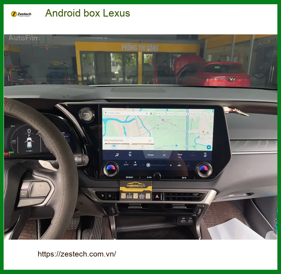 Anh Dũng lắp Android box Lexus ES300h chính hãng tại Quận 3 ảnh thực tế 3