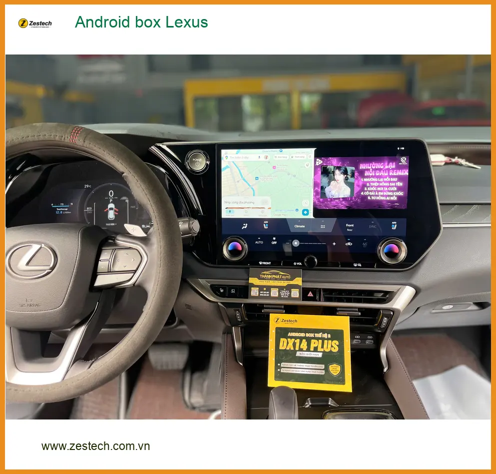 Anh Dũng lắp Android box Lexus ES300h chính hãng tại Quận 3 ảnh thực tế 4