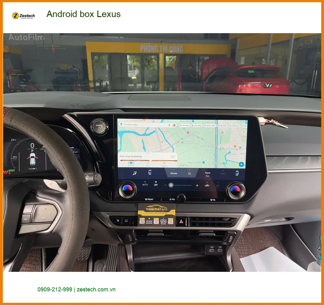 Anh Lâm lắp Android box Lexus RX 350 tại Quận 9 để giải trí trên xe tiện lợi hơn ảnh thực tế 4