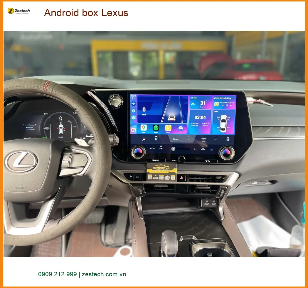 Anh Minh lắp Android Box Lexus chính hãng tại Quận 2 vì muốn giải trí tiện lợi hơn