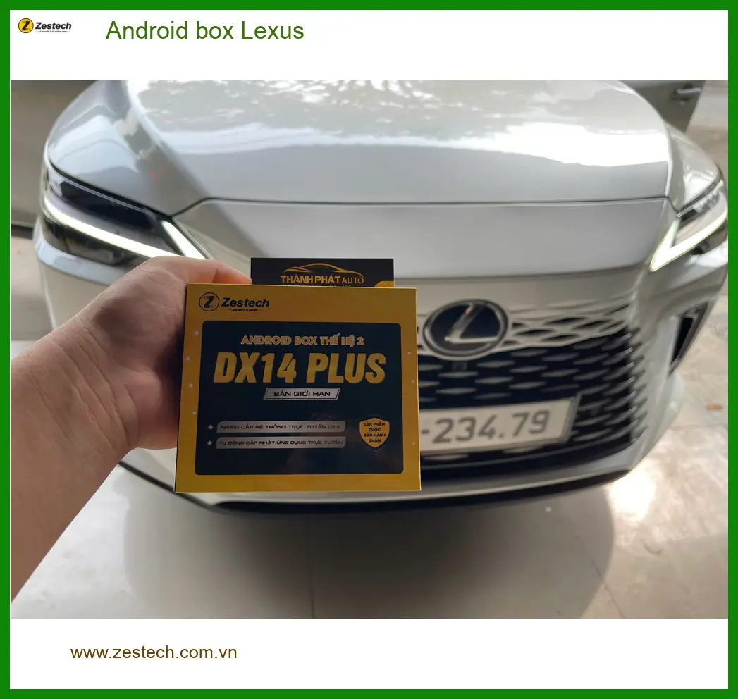 Anh Minh lắp Android Box Lexus chính hãng tại Quận 2 vì muốn giải trí tiện lợi hơn ảnh thực tế 2