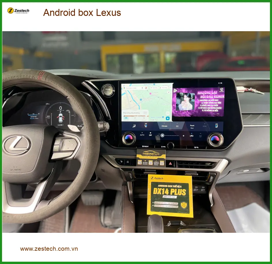 Anh Minh lắp Android Box Lexus chính hãng tại Quận 2 vì muốn giải trí tiện lợi hơn ảnh thực tế 4