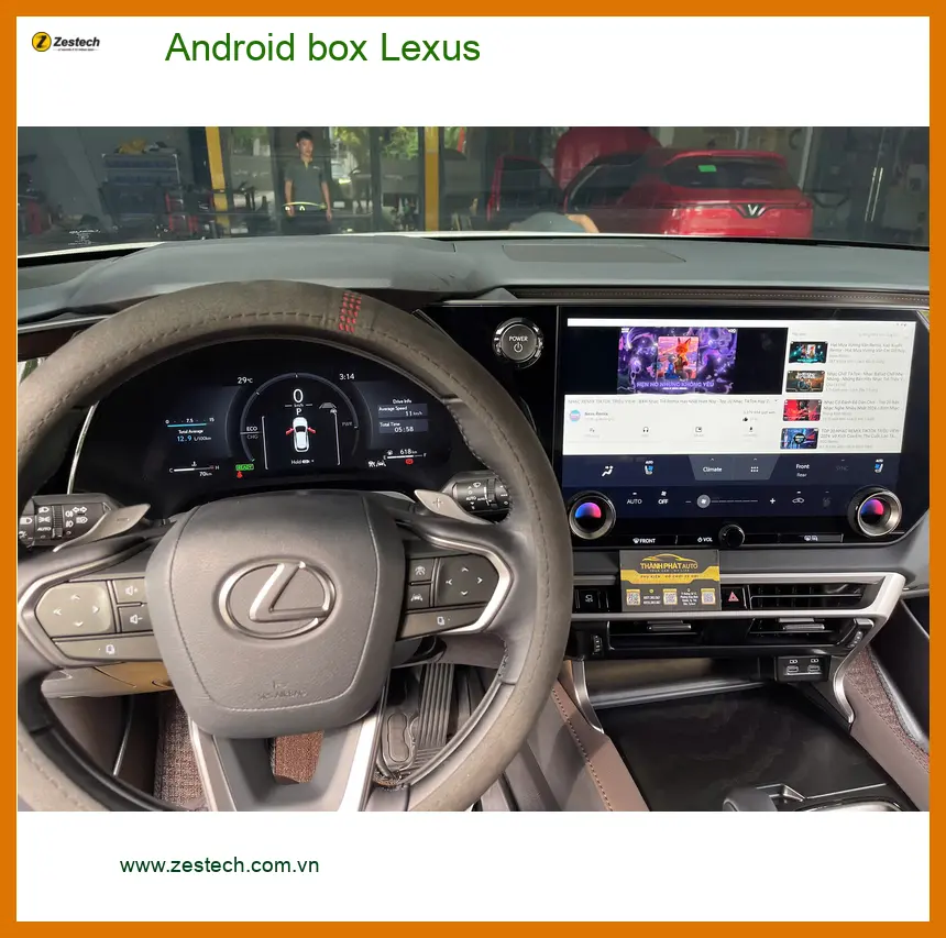 Anh Nhật nâng cấp Android Box Lexus tại Hóc Môn để có thêm giải trí. ảnh thực tế 3