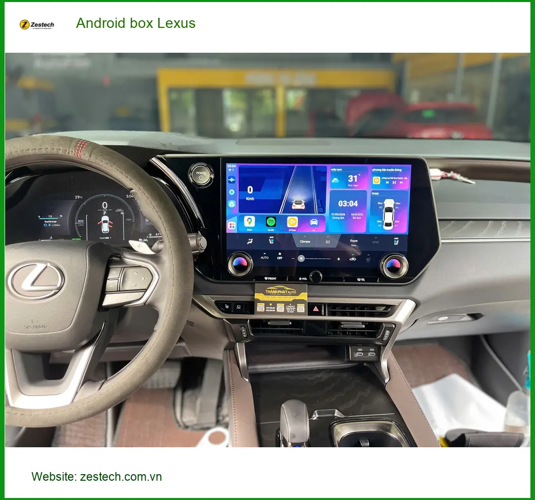 Địa chỉ lắp Android Box Lexus RX 350 cho Anh Tuấn Kiệt tại Cần Giờ uy tín ảnh thực tế 2