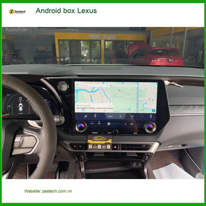 Địa chỉ lắp Android Box Lexus RX 350 cho Anh Tuấn Kiệt tại Cần Giờ uy tín ảnh thực tế 4