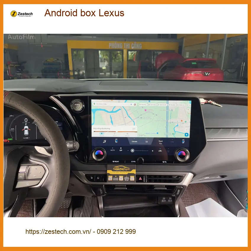 Chị Thảo lắp Android box Lexus ES250 tại Quận 1 để nâng cấp giải trí ảnh thực tế 2