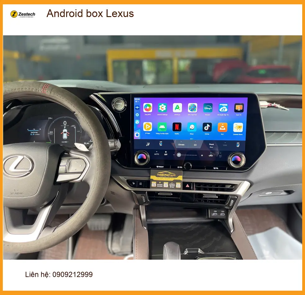 Chú Minh lắp Android box Lexus IS 250 Quận Phú Nhuận cho chuyến đi đường dài ảnh thực tế 2