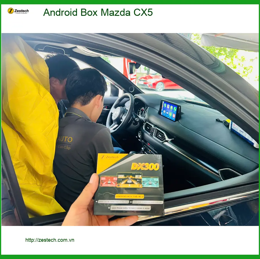Anh Tùng nâng cấp Android Box Mazda CX5 tại Quận Bình Tân để có nhiều tiện ích hơn ảnh thực tế 2