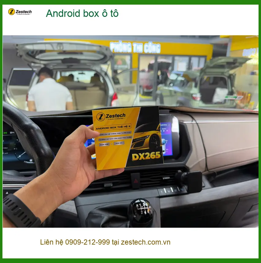 Anh Khang lắp Android box ô tô cho Toyota Vios tại Quận Thủ Đức để giải trí gia đình ảnh thực tế 2