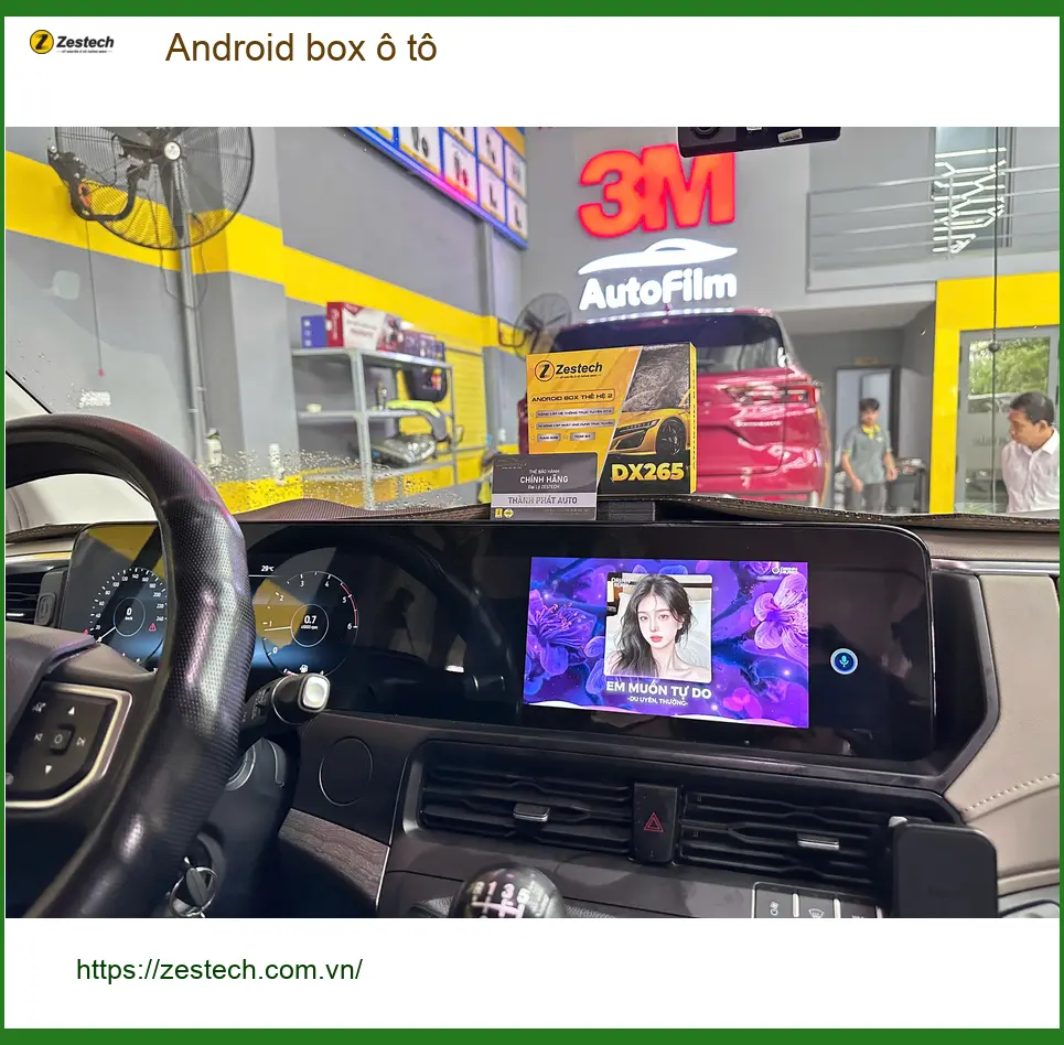 Anh Khang lắp Android box ô tô cho Toyota Vios tại Quận Thủ Đức để giải trí gia đình ảnh thực tế 4