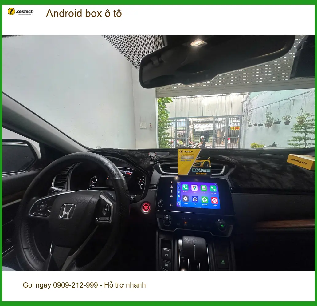 Cửa hàng lắp Android box ô tô uy tín Quận 2 cho Mazda CX-5 của Anh Khang