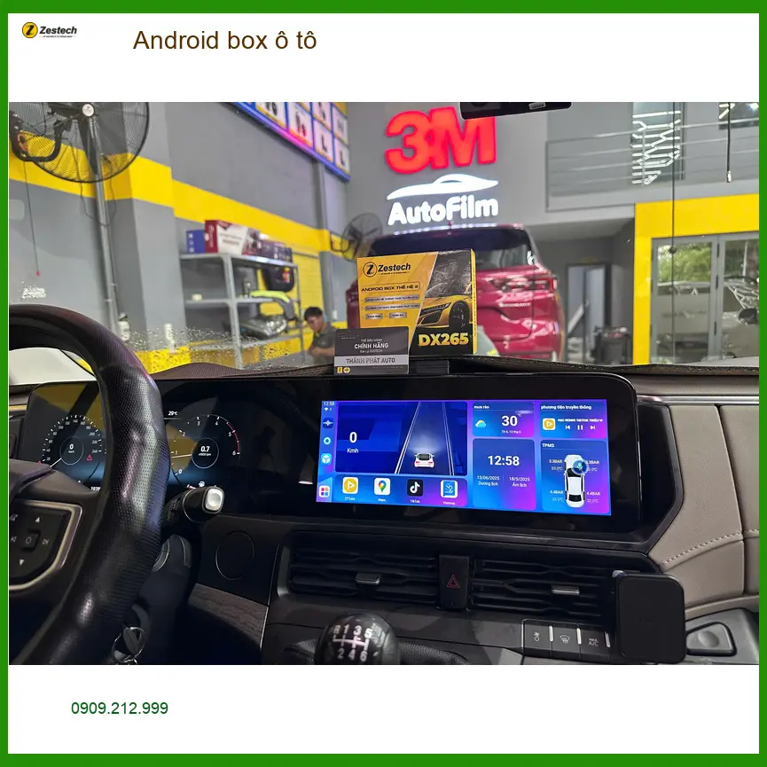 Anh Quang lắp Android box ô tô cho Accent tại Quận 9 giải trí đa phương tiện ảnh thực tế 3