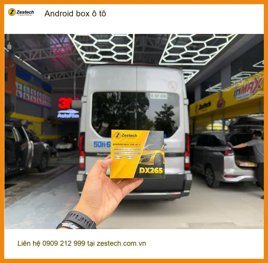 Anh Minh lắp Android box ô tô Hyundai Elantra tại Quận 2 để giải trí trên xe ảnh thực tế 4