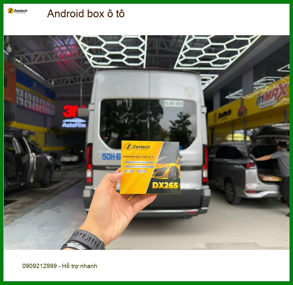 Anh Quang lắp Android box ô tô cho Accent tại Quận 9 giải trí đa phương tiện ảnh thực tế 4