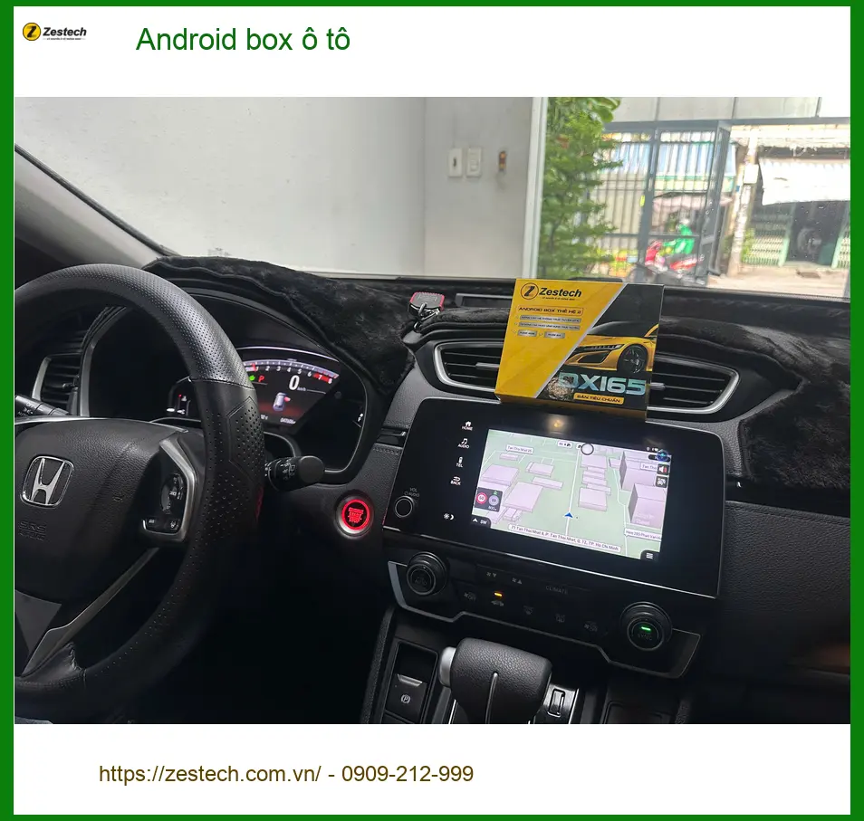 Chú Minh lắp Android box ô tô cho Ford Everest tại Quận 9 để nâng cấp giải trí ảnh thực tế 2