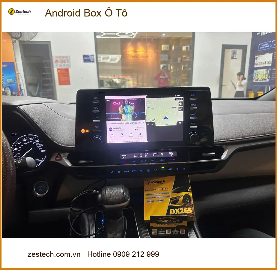 Anh Khoa lắp Android Box Ô Tô cho Honda CR-V tại Quận 9 xem phim giải trí