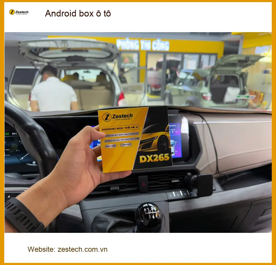Anh Khang lắp Android box ô tô cho Honda CRV tại Bình Chánh để xem YouTube, bản đồ ảnh thực tế 5