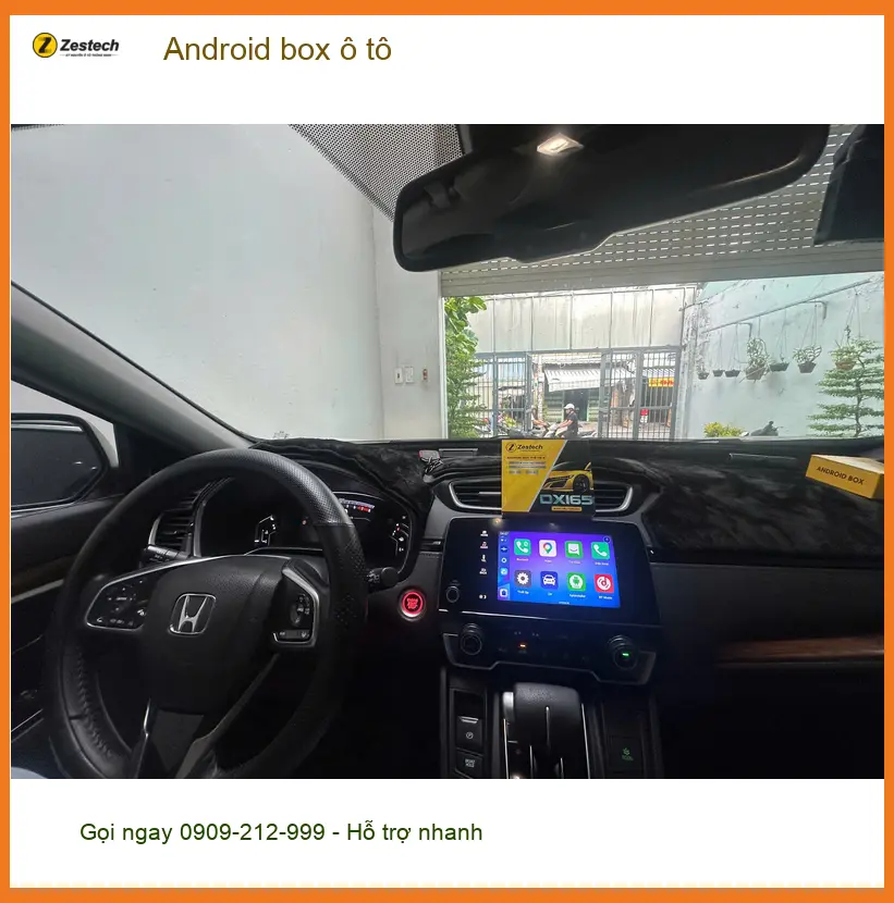 Anh Minh lắp Android box ô tô cho Hyundai Creta tại Bình Thạnh ảnh thực tế 3