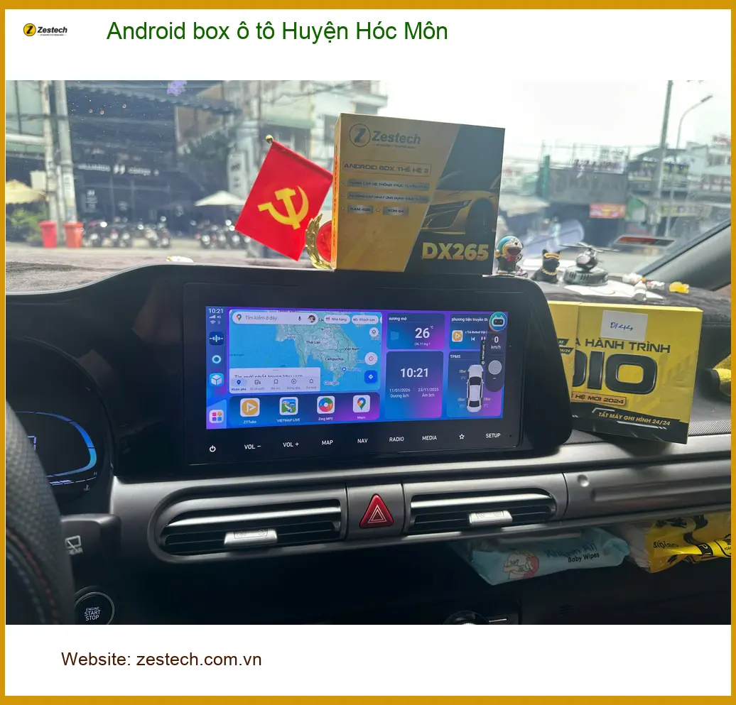Trung Tâm Lắp Android Box Ô Tô Tại Huyện Hóc Môn - Lắp Đặt Uy Tín TPHCM ảnh thực tế 2