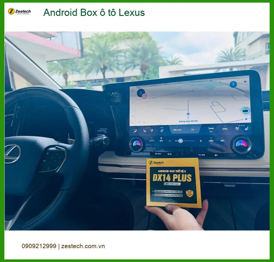 Anh Lợi gắn Android Box ô tô Lexus tại Quận 10 để có đủ tiện ích