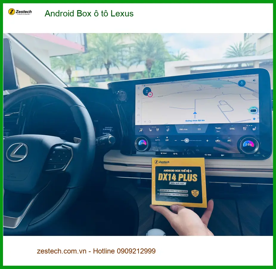Anh Lợi gắn Android Box ô tô Lexus tại Quận 10 để có đủ tiện ích ảnh thực tế 2