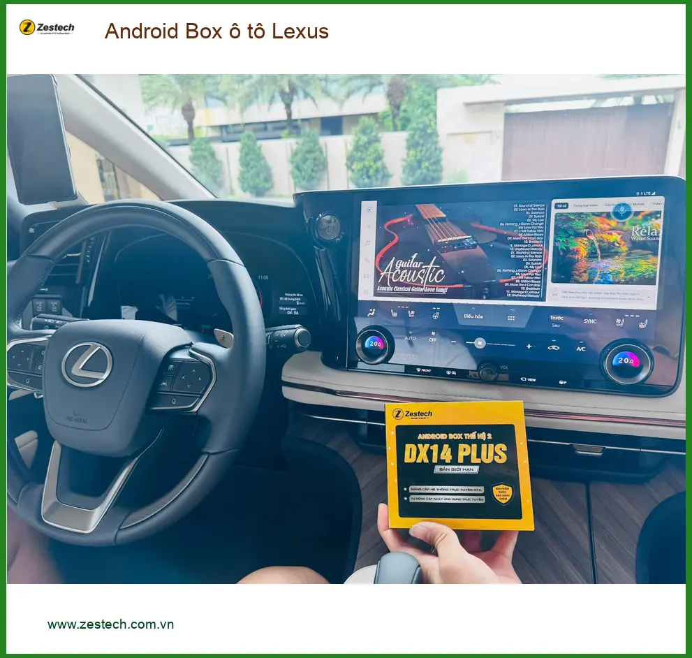 Anh Lợi gắn Android Box ô tô Lexus tại Quận 10 để có đủ tiện ích ảnh thực tế 4