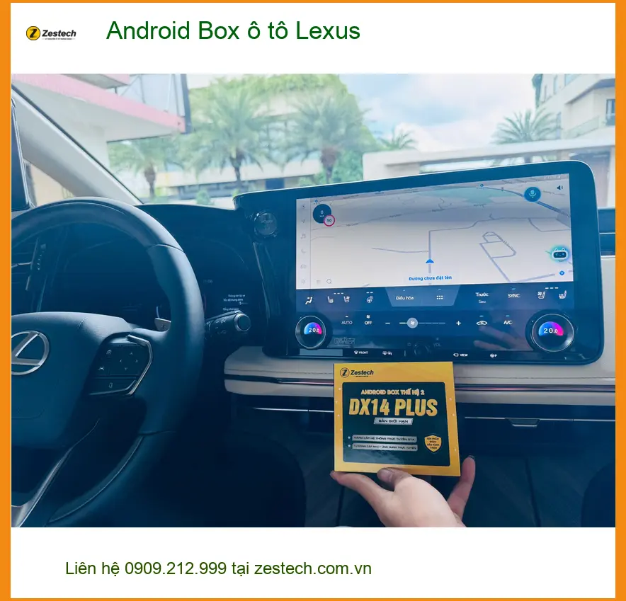 Anh Quốc lắp Android Box ô tô Lexus RX350 tại Quận Thủ Đức