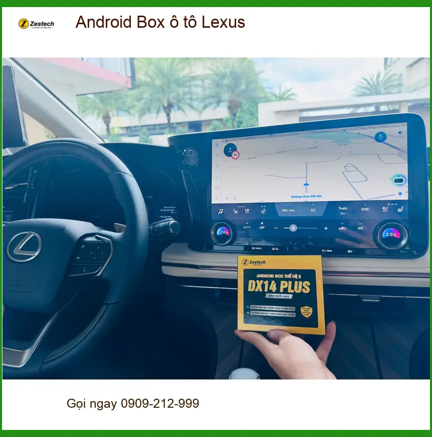 Anh Quốc lắp Android Box ô tô Lexus RX350 tại Quận Thủ Đức ảnh thực tế 2