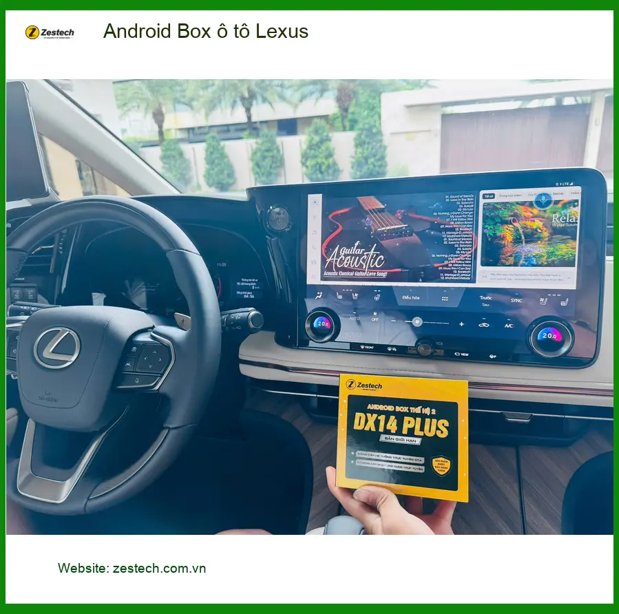 Anh Quốc lắp Android Box ô tô Lexus RX350 tại Quận Thủ Đức ảnh thực tế 3