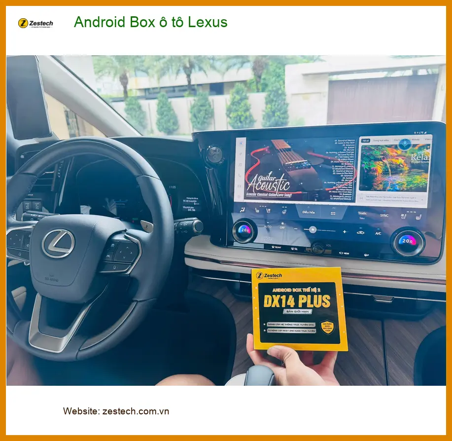 Anh Quốc lắp Android Box ô tô Lexus RX350 tại Quận Thủ Đức ảnh thực tế 5