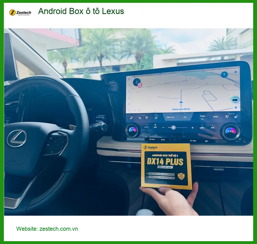 Anh Khải lắp Android Box ô tô Lexus RX350 tại Hóc Môn để giải trí trên xe